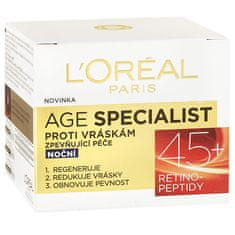 L’ORÉAL PARIS Noční krém proti vráskám Age Specialist 45+ 50 ml