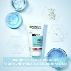 Garnier Čisticí gel, peeling a maska proti nedokonalostem 3v1 Pure 150 ml