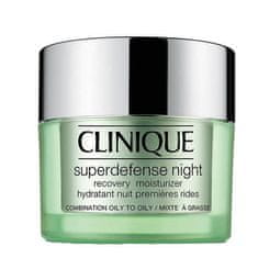 Clinique Noční hydratační krém pro smíšenou až mastnou pleť Superdefense (Night Recovery Moisturizer Combinat