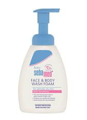 Sebamed Dětská mycí pěna na obličej a tělo Baby (Face & Body Wash Foam) 400 ml