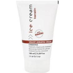 Inebrya Restrukturační krém na roztřepené konečky vlasů Ice Cream Keratin (Velvet Keratin Cream) 100 ml