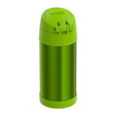 Thermos FUNtainer Dětská termoska s brčkem - limetková 355 ml