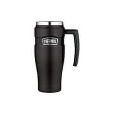 Thermos Style Vodotěsný termohrnek s madlem - matně černá 470 ml