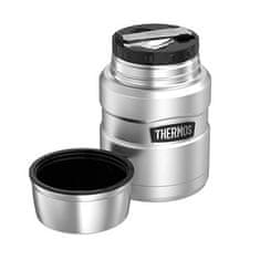 Thermos Style Termoska na jídlo se skládací lžící a šálkem - nerez 470 ml