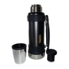 Thermos Work Odolná termoska na nápoje s madlem - černá 1,2 l