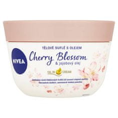 Nivea Tělové suflé s olejem Cherry Blossom & Jojobový olej 200 ml