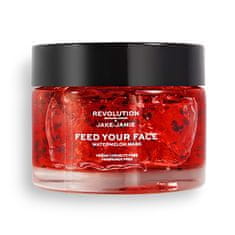 Revolution Skincare Hydratační a vyživující maska na obličej vodní meloun x Jake Jamie (Watermelon Hydrating Face Mask)