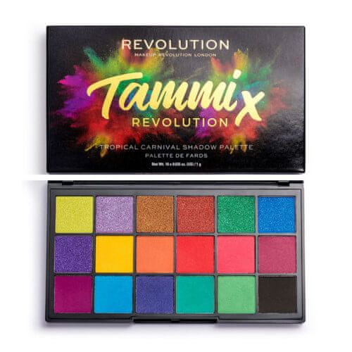 Makeup Revolution Paletka očních stínů x Tammi Tropical Carnival 18 g