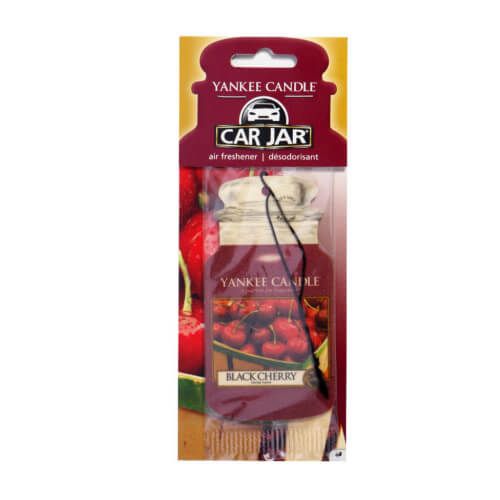 Yankee Candle Papírová visačka do auta Black Cherry 1 ks