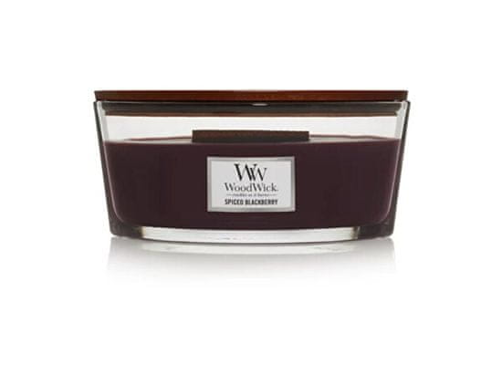 Woodwick Vonná svíčka loď Spiced Blackberry 453,6 g