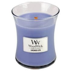 Woodwick Vonná svíčka váza Lavender Spa 275 g