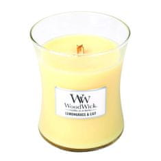 Woodwick Vonná svíčka váza Lemongrass & Lily 275 g