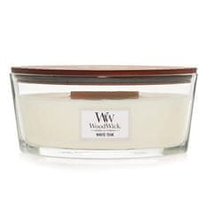 Woodwick Vonná svíčka loď White Teak 453,6 g