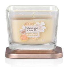 Yankee Candle Aromatická svíčka malá hranatá Rice Milk & Honey 96 g