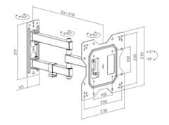 Fiber Mounts FM77 nástěnný držák TV 23" až 49"