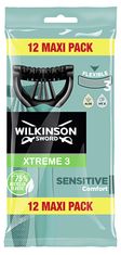 Wilkinson Sword Jednorázový holicí strojek pro muže Wilkinson Xtreme3 Sensitive Comfort 12 ks