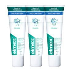 Elmex Bělicí zubní pasta pro citlivé zuby Sensitive Whitening Trio 3x 75 ml