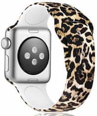 4wrist Silikonový řemínek pro Apple Watch - Leopardí 38/40/41 mm