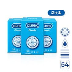 Durex Kondomy Classic 2+1