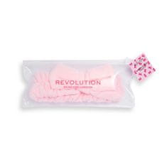 Revolution Skincare Kosmetická čelenka Pretty Pink Bow