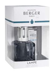 Maison Berger Paris Dárková sada katalytická lampa Glacon šedá + náplň Čistý bílý čaj 250 ml