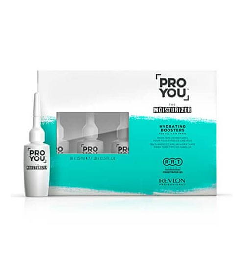 Revlon Professional Hydratační kúra pro suché vlasy Pro You The Moisturizer (Hydrating Boosters) 10 x 15 ml