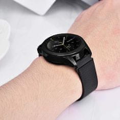 4wrist Milánský tah pro Samsung Galaxy Watch - Black 20 mm