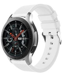 4wrist Silikonový řemínek pro Samsung Galaxy Watch - Bílý 22 mm