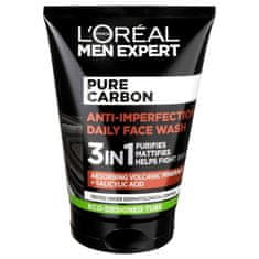 L’ORÉAL PARIS Čisticí gel s aktivním uhlím Men Expert Pure Carbon (Purifying Daily Face Wash) 100 ml