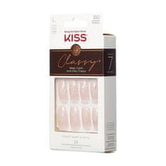 KISS Nalepovací nehty Classy Nails Scrunchie 28 ks