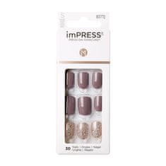 KISS Samolepící nehty imPRESS Nails Flawless 30 ks