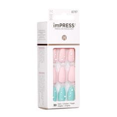 KISS Samolepící nehty imPRESS Nails Dew Drop 30 ks