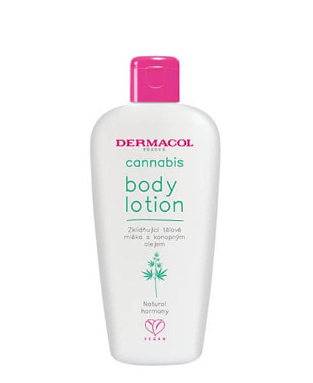 Dermacol Zklidňující tělové mléko s konopným olejem Cannabis (Body Lotion) 200 ml