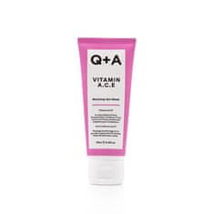 Q+A Antioxidační maska s vitamíny A, C, E (Warming Gel Mask) 75 ml