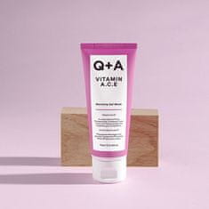 Q+A Antioxidační maska s vitamíny A, C, E (Warming Gel Mask) 75 ml