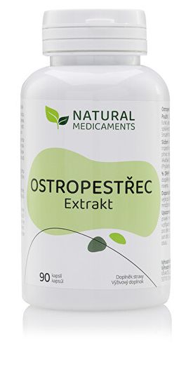 Natural Medicaments Ostropestřec Extrakt 90 kapslí