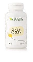 Natural Medicaments Zinek + selen 90 kapslí