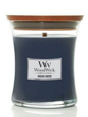 Woodwick Vonná svíčka váza Indigo Suede 85 g