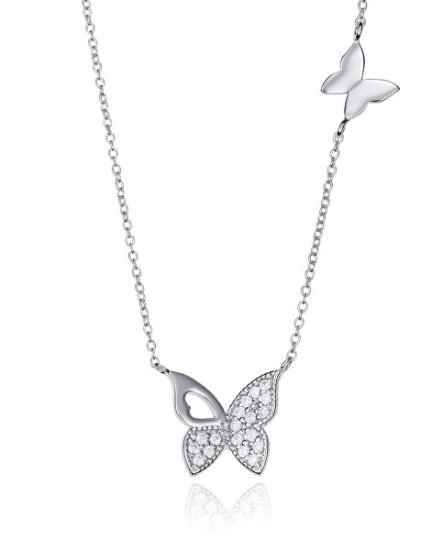 Viceroy Krásný stříbrný náhrdelník Motýlek Popular 71053C000-30