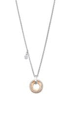 Lotus Style Ocelový náhrdelník s bicolor přívěskem Woman Basic LS2176-1/3