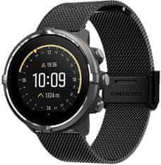 4wrist Milánský tah pro Suunto 7, Suunto 9, 9 Baro a Spartan Sport - Black