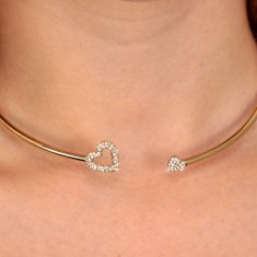 Morellato Nadčasový pozlacený náhrdelník s krystaly Incontri SAUQ01