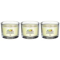 Yankee Candle Sada votivních svíček ve skle Iced Berry Lemonade 3 x 37 g