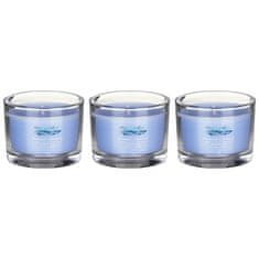 Yankee Candle Sada votivních svíček ve skle Ocean Air 3 x 37 g