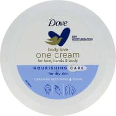 Dove Vyživující krém na obličej a tělo pro suchou pokožku Body Love (Nourishing Care) 250 ml