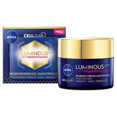 Nivea Noční krém proti pigmentovým skvrnám Cellular Luminous 630 (Night Cream) 50 ml