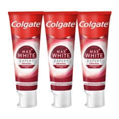 Colgate Bělicí zubní pasta Max White Expert Original 3 x 75 ml