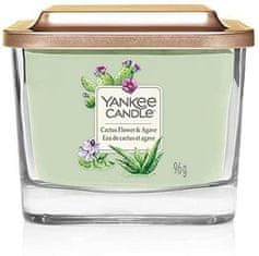 Yankee Candle Aromatická svíčka malá hranatá Cactus Flower & Agave 96 g