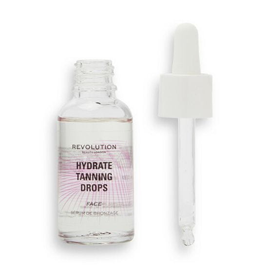 Makeup Revolution Samoopalovací kapky na obličej (Hydrate Tanning Drops) 30 ml