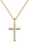 Pozlacený náhrdelník Křížek ERN-LILCROS-ZIG (řetízek, přívěsek)